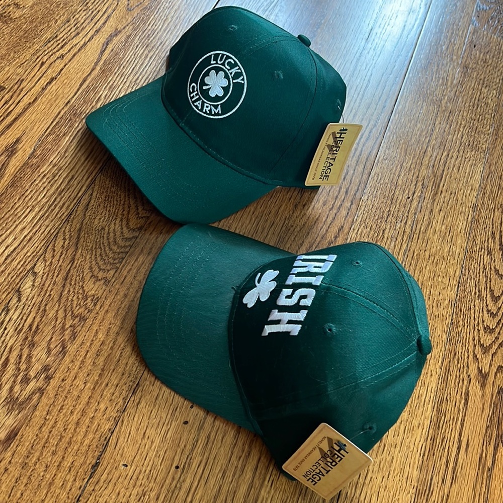 NWT 2 Adjustable Hats by Heritage Collection. 100% Cotton